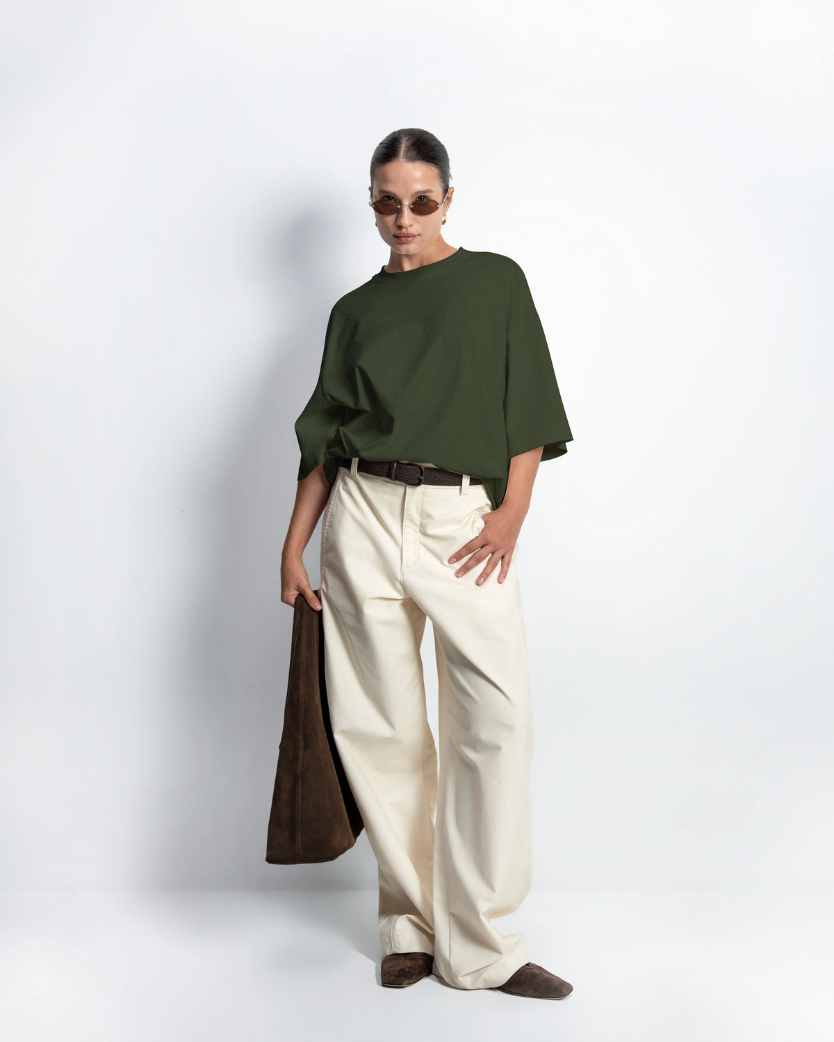 Relaxed Model 1 #Army Green