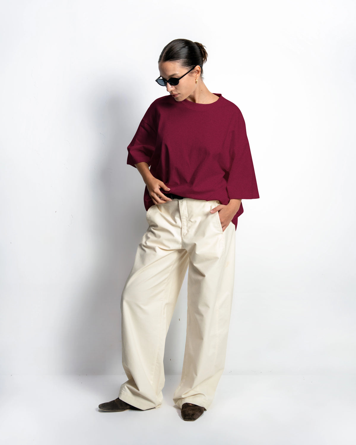 Relaxed Model 2 #Rasberry Red